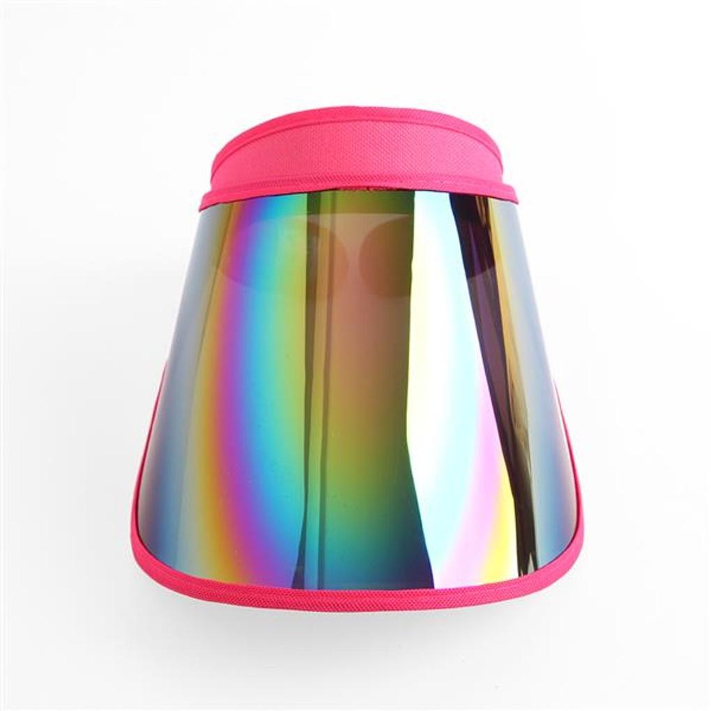 Visor UV-blocking sun cap (red) / UV-blocking hat