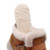 Women's Winter Cotton Snow Boots - Fashionable, Plush-Lined, Non-Slip, Warm, Thick Sole