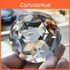 Clear Cut Crystal Sphere 50mm Faceted Gazing Ball Prisms Suncatcher Home Decor