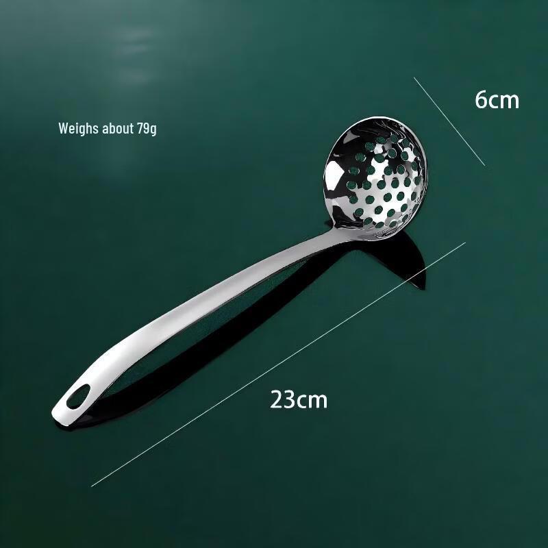 Wutuo Thickened Stainless Steel Long-Handle Slotted Spoon