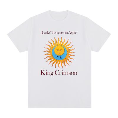 King Crimson Графическая футболка с принтом рок-музыки Хлопок Мужская футболка Новая ФУТБОЛКА Женские топы