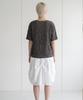 Dilettantism Rivet Drape Cocoon Skirt (Wh)