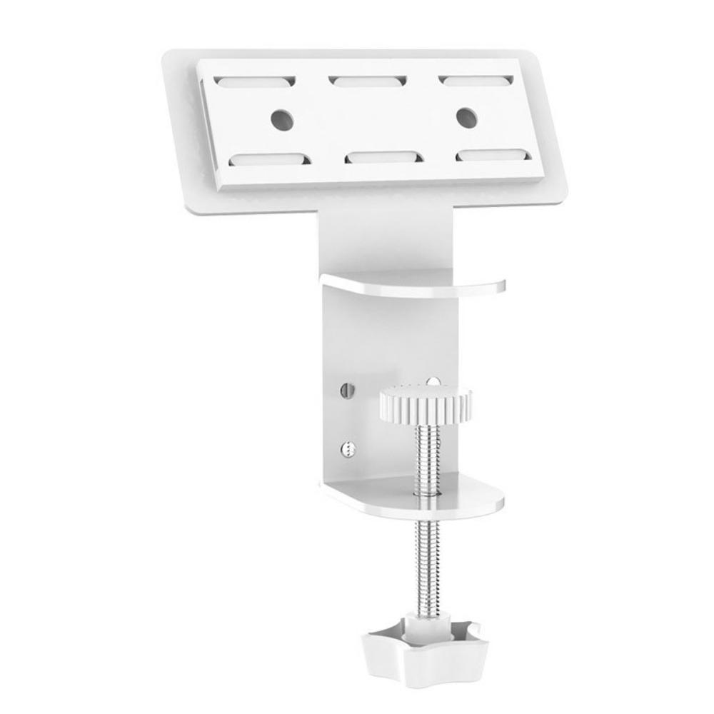 No-Drill Cable Management Tray Adjustable Clamp Hanging Power Socket Stand Workspace Management