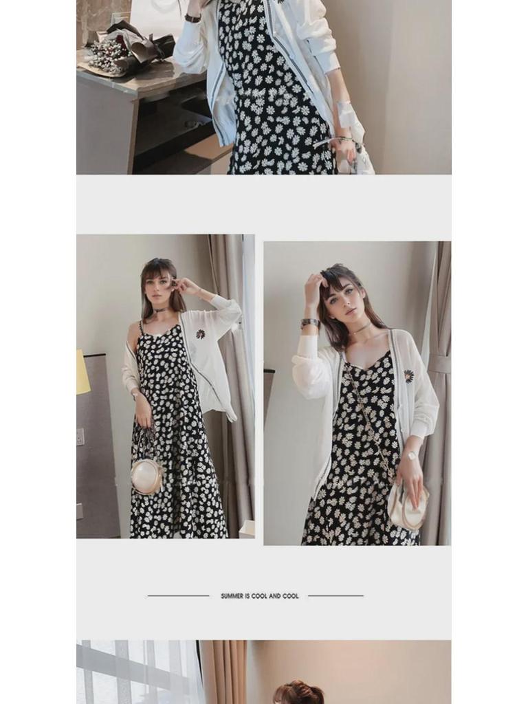 Daisy Floral Fairy Slim Suspender Dress for Girls