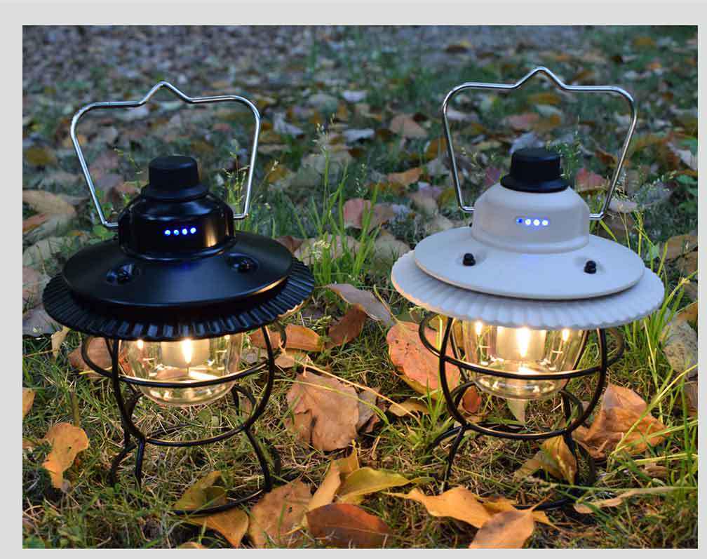 Rechargeable Retro Camping Light: Outdoor Hanging, Handheld Tent Illumination