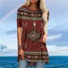 Western Aztec Ethnic Style 3D Print T-shirt Women Streetwear Short Sleeve T Shirts Y2K Tops Woman Tunic Tee Oversized Clothing