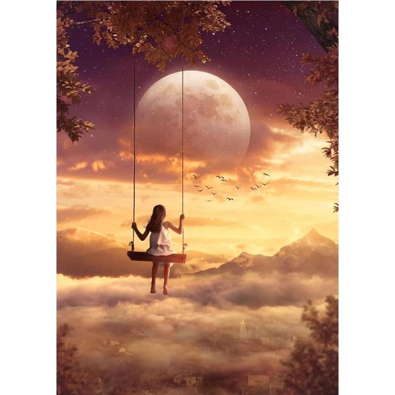 Современные красочные постеры с космической планетой, холст, живопись, аномальный пейзаж, скандинавская настенная живопись для гостиной,