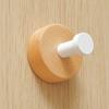 Round Design Single Hook Creamy Style Coat Hook Clothes Hanger Towel Hook  Kitchen