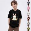 Children's Printed Round Neck Short-sleeved T-shirt Top