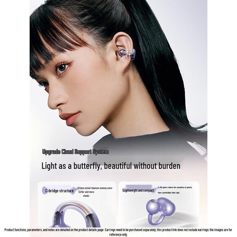 Bluetooth-гарнитура SANAG S6S Nova с клипсой для уха