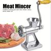 Premium Alloy Manual Meat Grinder Hand Crank Food Processor Easy Use for Sausage Beef with Metal Grinding Attachments Kitchen To