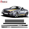 Комплект наклеек на боковые юбки Edition 1 Stripes для Mercedes Benz SLK SLC Класса R170 R171 R172 AMG SLK200 250 55 Аксессуары