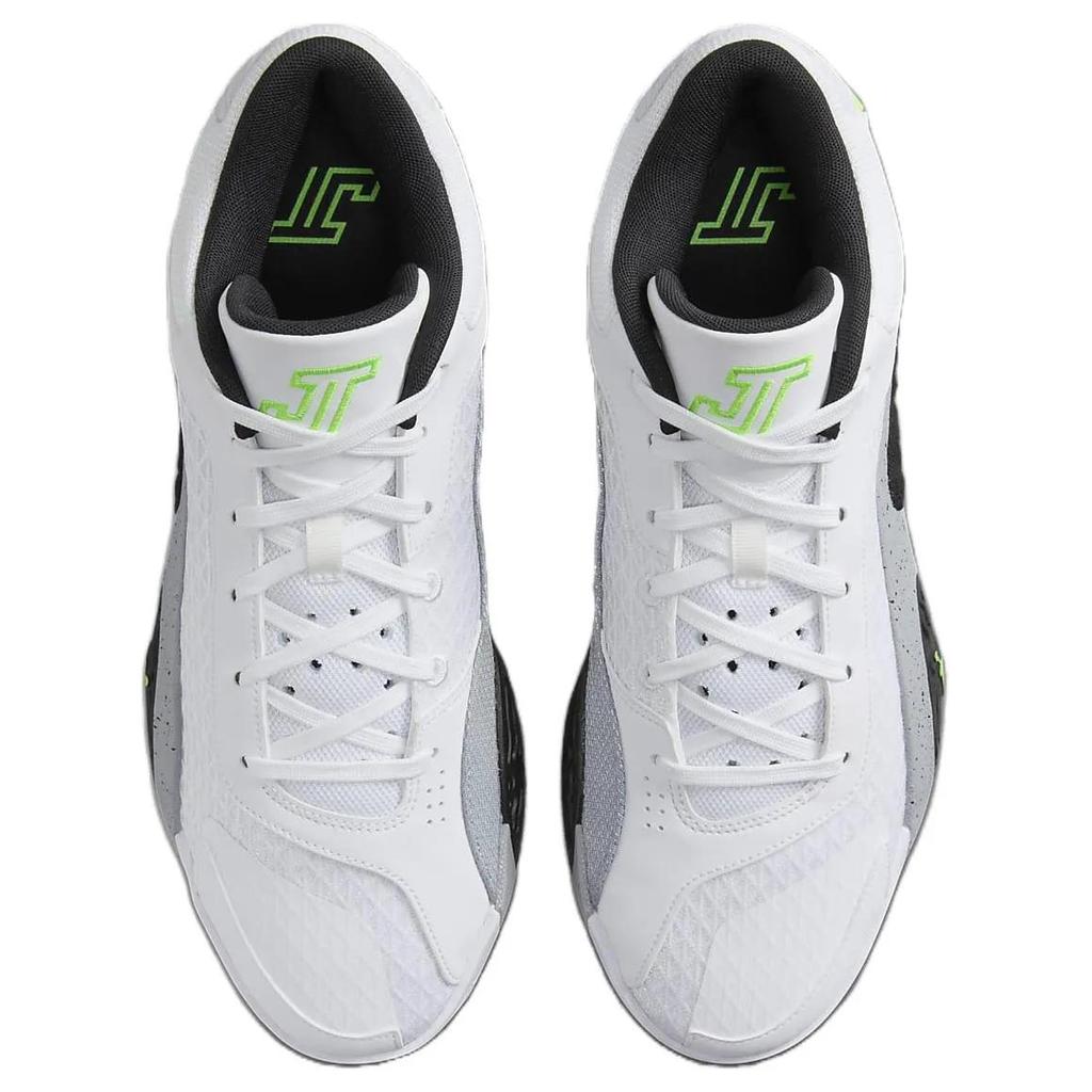 Air Jordan Tatum 2 PF 'Neon' (Unisex) White / Black / Wolf Grey / Electric Green Basketball Shoes FJ6458 100