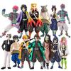 Аниме Demon Slayer Kimetsu no Yaiba фигурка Камадо Танджиро фигурка Agatsuma Zenitsu Nezuko Warrior ПВХ модель игрушки