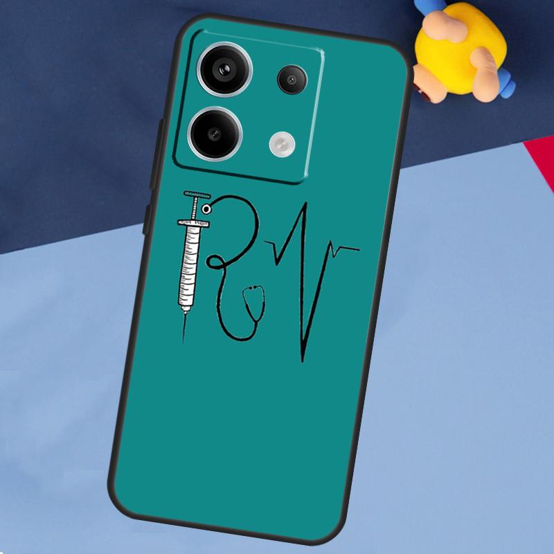 Забавный чехол для медсестры и врача для Xiaomi Redmi 13C 12C 10C 10A 9C Note 12 13 10 8 9 11 Pro 12S 10S 11S