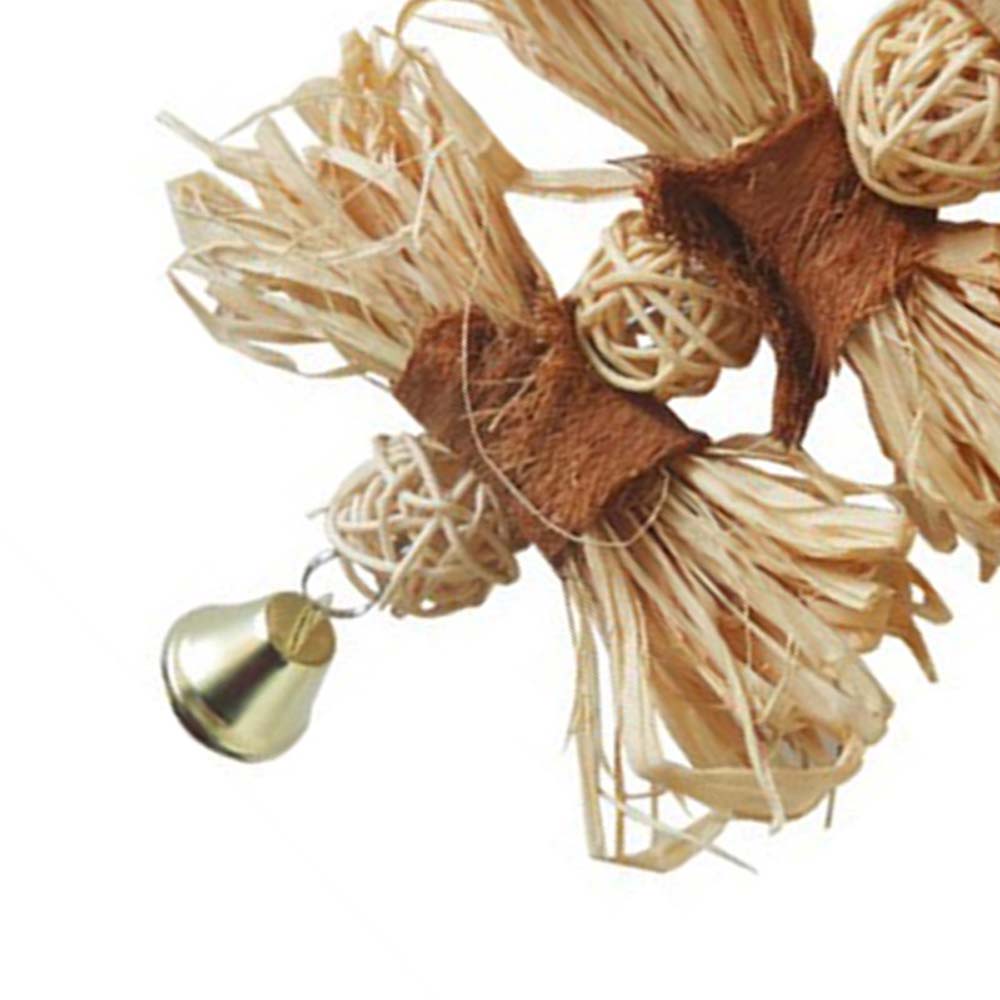 Swing Ball Bell For Bird Cage Training Swing Parrot Toys Bird Supplies Bird Perch Chewing Toy