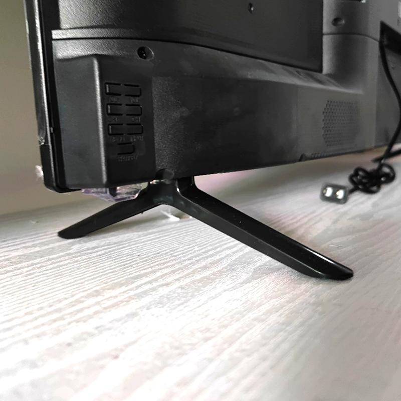 Основание Кронштейн Подставка Ножки Столешница Для Ножек Подставки для Телевизора 50 55 Дюймов Подставка для Телевизора с 4 Винтами Ножки-Подставки для Телевизора Черные