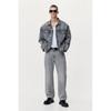 H M Loose Fit Jeans deniM Grey