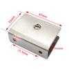 Square Clamp Tile Clamps Stainless Steel Glass Cabinet Bracket  For Display Frame
