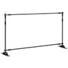 Step and Repeat 8'x8'- 10'x8' Backdrop Banner Stand Adjustable Telescopic Height and Width Retractable Banner Stand with Carrying Bag