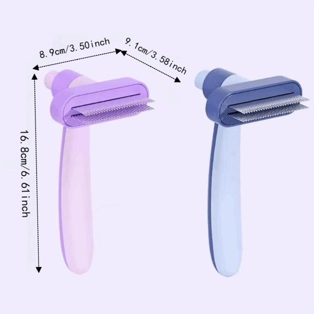 Rotatable Pet Hair Removal Comb Round Steel Pins Cat Dematting Comb Dog Hair Remover For Cats
