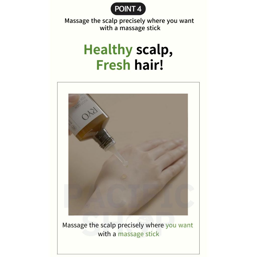 Ryo Эссенция для ухода за кожей головы Root Gen против выпадения волос 80 мл