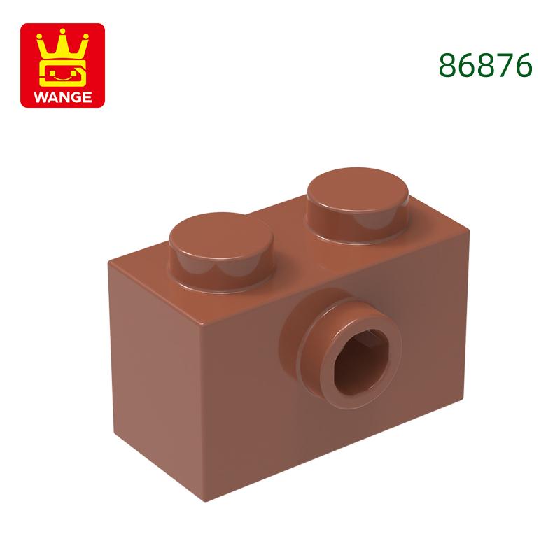 Нетоксичный 131 шт./Лот 86876 Кирпич Модифицированный 1x2 с шипом сбоку Аксессуары Совместимые с Кирпичом DIY Детская Игрушка Детали для Сборки