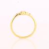 925 Sterling Silver Ring White Topaz Oval 5x3mm Pink Sapphire Ruby Multi Gem Rhodium or Yellow Gold Plated Women Jewelry