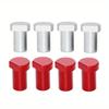 4Pcs Workbench Peg Brake Dogs, Woodworking Bench Clamp 19/20mm Aluminum Alloy Stopper, Workshop Table Limit Block Tools