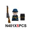 MOC Военные Американские Солдаты Фигурки Строительные Блоки Ковбой Запада США Военные Оружие Армия Полиция Оружие Охранник Детектив Кубики Игрушка Подарок