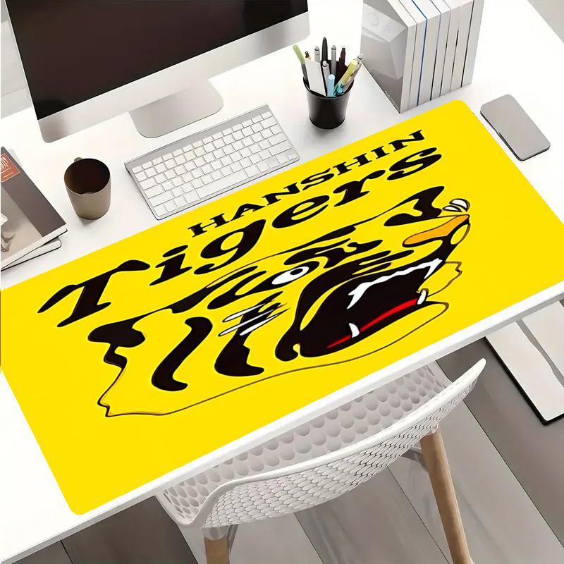 Коврик для мыши Hanshin Tigers - Нескользящая резиновая основа, Гладкая поверхность для работы, игр, офиса и дома, Настольный коврик для мыши