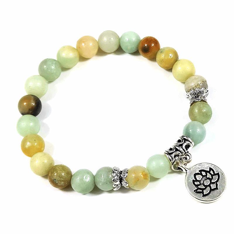 Модный браслет из розового кварца, хрустальные бусины, браслеты, эластичные подвески из натурального камня, браслеты, исцеляющие женские украшения, подарок Рейки