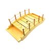 Wood Sushi Bridge Dish Food Plate Tableware Wooden Arch Platter for Restaurant