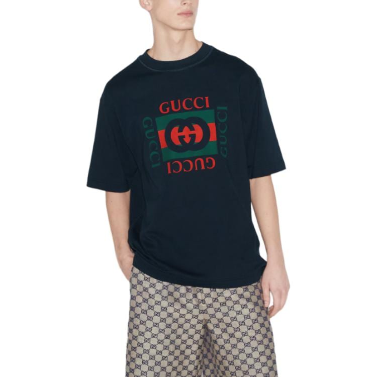 Gucci Футболка Extra Large Мужская Морской Синий 784361-XJGKA-4735