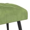 Bench with Button Tufting Light Green 80 x 40 x 46 cm Velvet