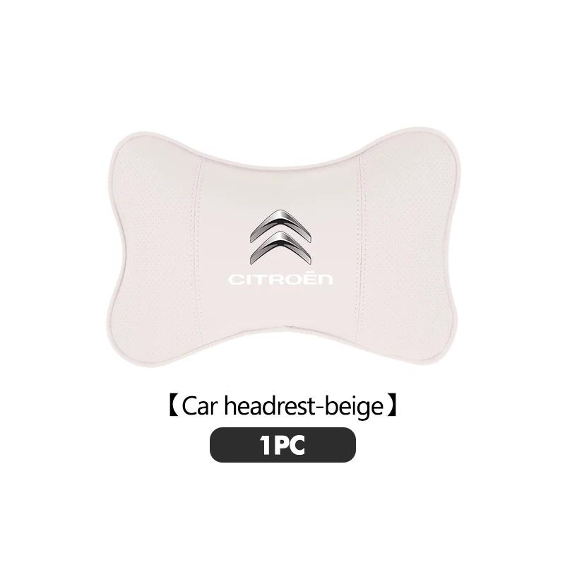 AQE3 Car Headrest Waist Rest Neck Support Seat Lumbar Cushion Pillow For Citroen C5 C1 C2 C6 C4L DS3 DS4 DS5 C-Elysee Grand Berlingo
