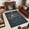Fc Zenit Saint‑petersburg Customized Name Carpet Design for Balcony Playrooms Game Room Bedrooms Antislip Carpet Anime Office Decor
