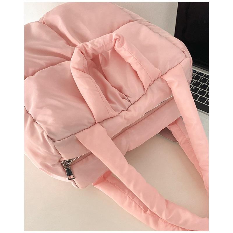 Осенняя и зимняя сумка Большая вместительная хлопковая сумка для платья Модная универсальная сумка через плечо Сумка-тоут для переноски