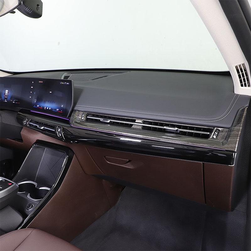 ABS Carbon Fiber For BMW X1 IX1 U10 U11 2025-24 Car Center Control Air Outlet Decorative Frame Sticker Car Interior Accessories