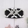 Handmade Ponytail Holder Stretch Double Comb Beaded Hair Claws Magic Hair Comb Beaded Hair Clip