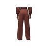 Jordan Флис Flight FW24 Флисовые Широкие Брюки Модные на Кулиске Свободные Повседневные Женские Брюки Низ Коричневый FV7156231