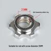 Electroplated Dumbbell Barbell Rod Connecting Nuts