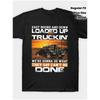 Smokey The Bandit Graphic Tshirt  Unisexs Casual Short Sleeved Tshirt With Retro Truck And Sunset Design Regular Round Neck