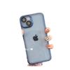 Apple 14 Phone Case iPhone 16 Pro Max with Built-in Lens Protector Transparent 15/13 XS/XR/7P Anti-Fingerprint