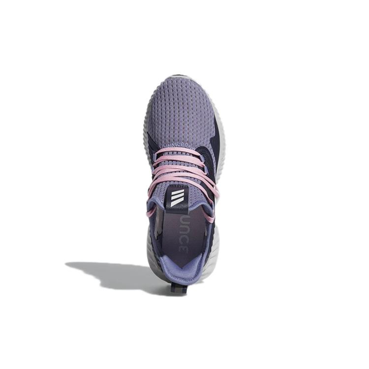 adidas Alphabounce Instinct Нескользящие и дышащие низкие беговые кроссовки Женские Фиолетово-черные D97288