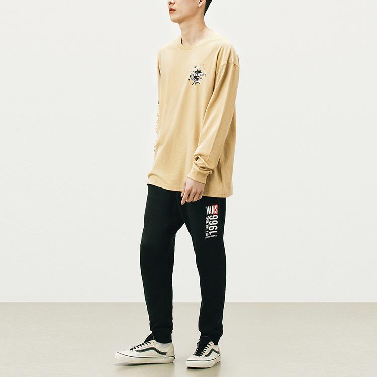 Vans Футболки Унисекс Хаки Круглый вырез Умеренный Прямой крой VN0A5F517UE