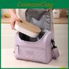 Lunch Polyester Insulated Bag With Solid Color Design And Letter Print Daily For