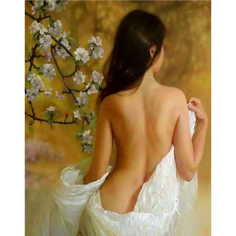 5d Diy Painting Diamond Woman Figure Full Round Diamond Embroidery Mosaic Portrait Home Decoration Sets