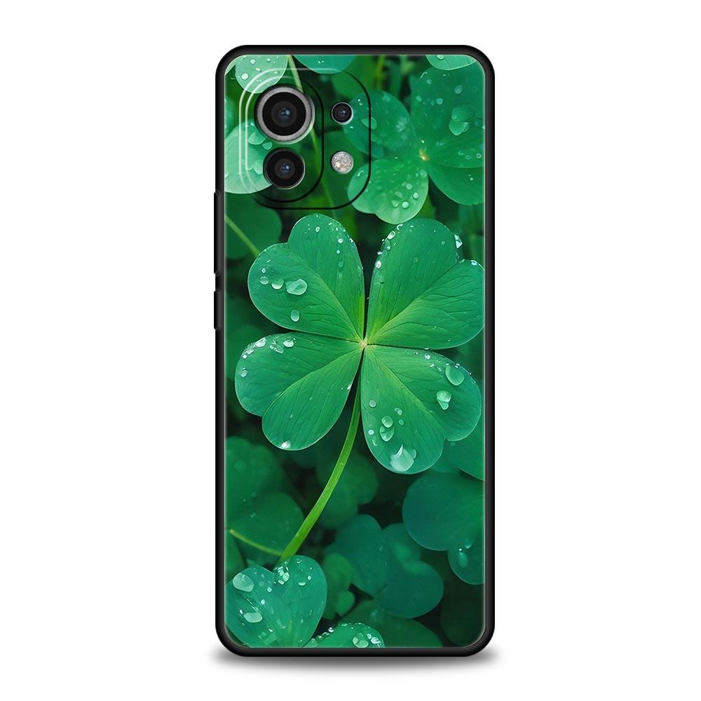 Чехол для телефона для Xiaomi Mi 15 14 14T 13T 12T Pro 12 13 11 Lite 5G 11T X6 X5 Pro Мягкий чехол из ТПУ lucky grass