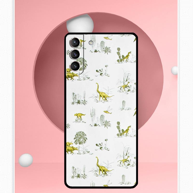 Чехол с рисунком динозавра для Samsung Galaxy S24 Ultra S20 S21 S22 S23 S25 Ultra S9 S10 Plus S25 FE Чехол Funda